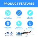 Alaska Airlines B737-900 Scale Model, 1/130 Scale