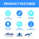 Alaska Airlines 737MAX9, Orca,  Model, 1/130