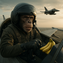 You Can Teach a Monkey To Fly Sticker, Decal