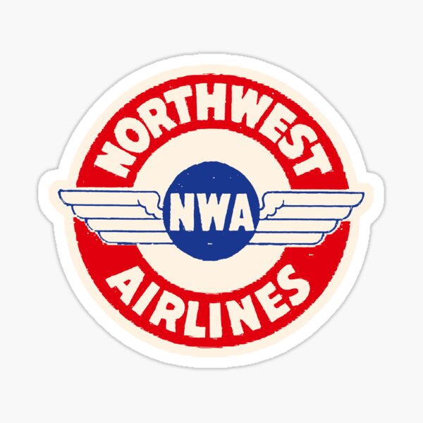 Vintage Northwest Airlines Sticker