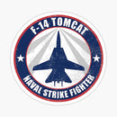 F-14 naval strike fighter sticker