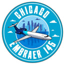 Chicago E-145 Base Aircraft Sticker