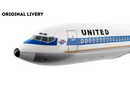 United Airlines 727-100 Museum of Flight display model