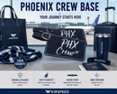 Phoenix Crew Base, PHX Luggage Tags, Flight Attendant. Crew Tags, Set of Two Tags