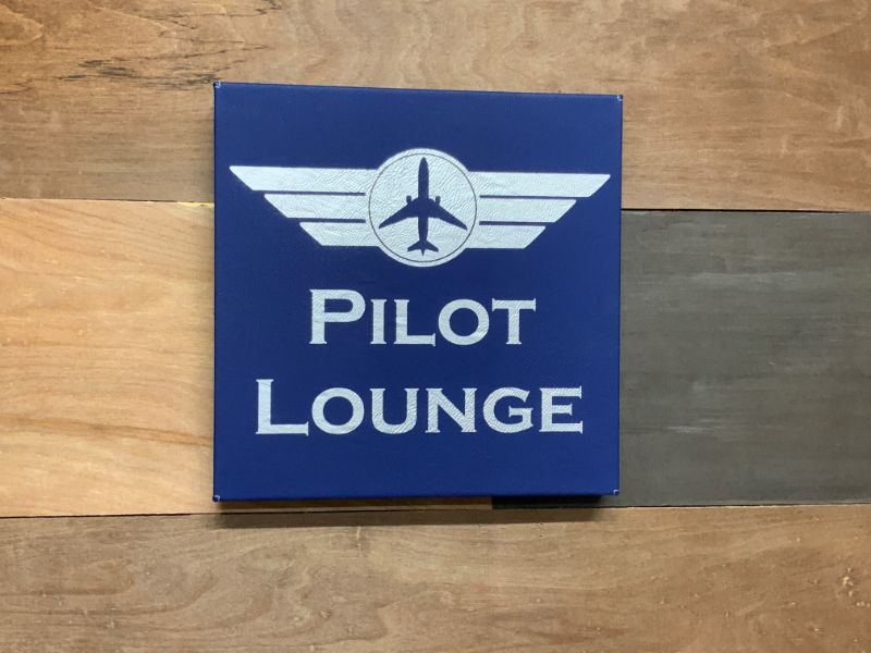 Front of pilot sign