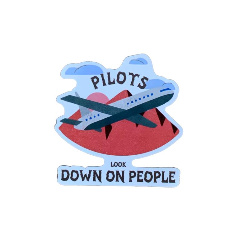 Pilots Look Down On People