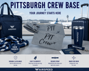 Pittsburgh Crew Base, Crew Luggage Tag, Set of Two, PIT Crew