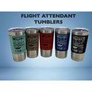 Flight  Attendant Gifts, Flight Attendants Coffee Cup, Tumbler