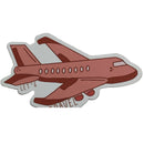 Cartoon Airplane Sticker-Coral, Let Travel