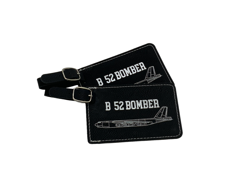 B-52 Luggage Tag, B-52 Bomber, Bag Tag, Set of Two