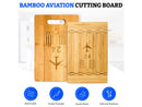 Runway Cutting Board, Bamboo Aviation Cutting Board