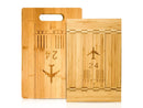 Runway Cutting Board, Bamboo Aviation Cutting Board