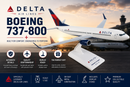 SkyMarks Delta Air Lines 737-800 Die-Cast Model 1:130 Scale