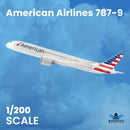 American B-787-9, Dreamliner, American Airlines Livery, 1/200 by Skymarks