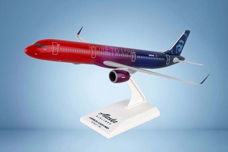 Alaska Airlines A321 NEO, Die Cast Model, SKR 977