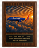Southwest Airlines Career Milestone Display | Airline Heritage Plaque