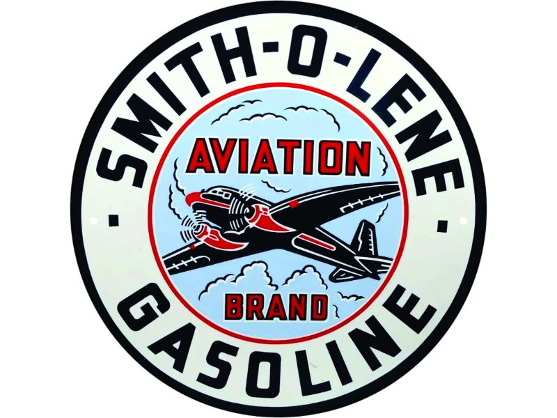 Smith-O-Lene Sign, Vintage Aviation Signs