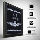 Certified Flight Instructor (CFI) Plaque