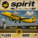 Spirit Airlines Vintage Sign | 12x12 Retro Aviation Wall Decor for Pilots