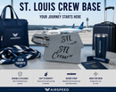 St. Louis Crew Base, STL, Luggage Tags, Set of Two, Tags, Bag Tags