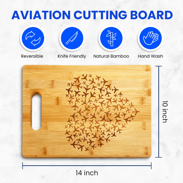 Camping Cutting Board With a Heartbeat and Heart, Love Traveling