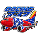 Tennessee One Sticker, SWA Livery, Southwest Airlines