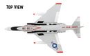 1:155 scale F‑4B Phantom II model aircraft with stand