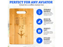 Runway Cutting Board, Bamboo Aviation Cutting Board