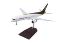 Top-down image of UPS cargo jet model with realistic detailing