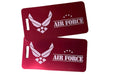 US Air Force Bag Tag, Metal, Set of Two