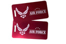 US Air Force Bag Tag, Metal, Set of Two