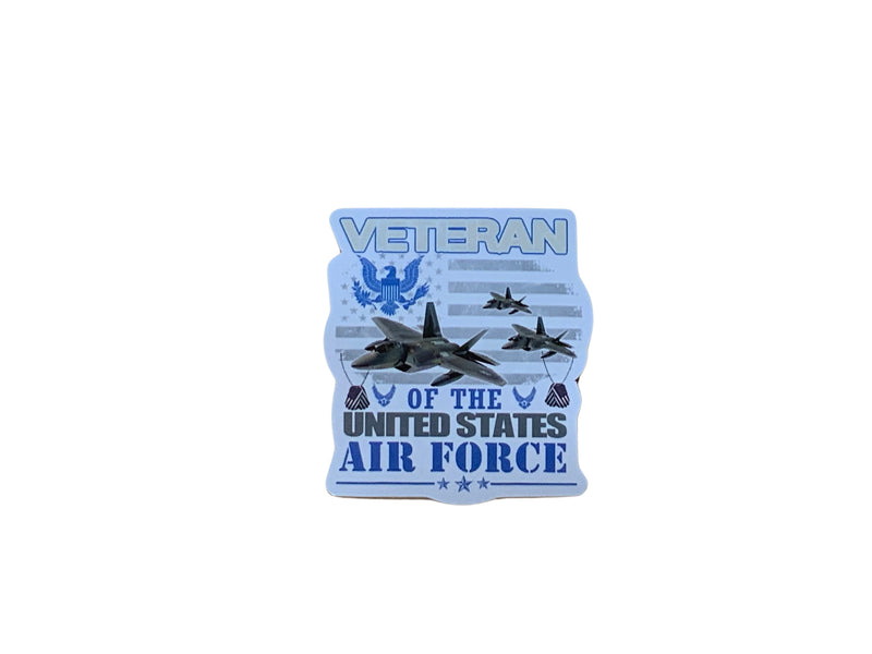 Set of Two Air Force Veteran Stickers | Air Speed Junkie