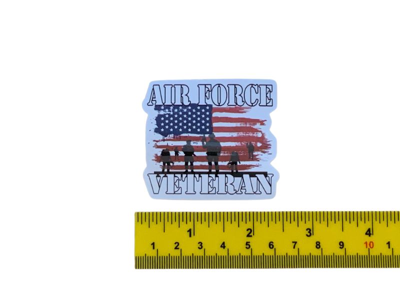 Set of Two Air Force Veteran Stickers