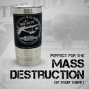 B-52 Stratofortress Cup Leather Wrapped Tumbler