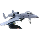 A-10 Warthog 1/100 Scale US Attack Aircraft, Diecast Airplanes, Military Classic Fighter Model
