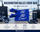 Washington Dulles Crew Base, Luggage Tag, IAD Crew Base, Set of Two