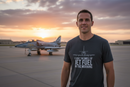 A-4 Skyhawk Jet Fuel T-Shirt Lifestyle Photo