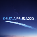 Delta Airbus A220-300, SKR 1091 by Skymarks, 1/200 Scale