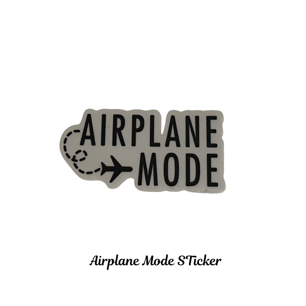 Airplane Mode Clear Sticker AMODE-177