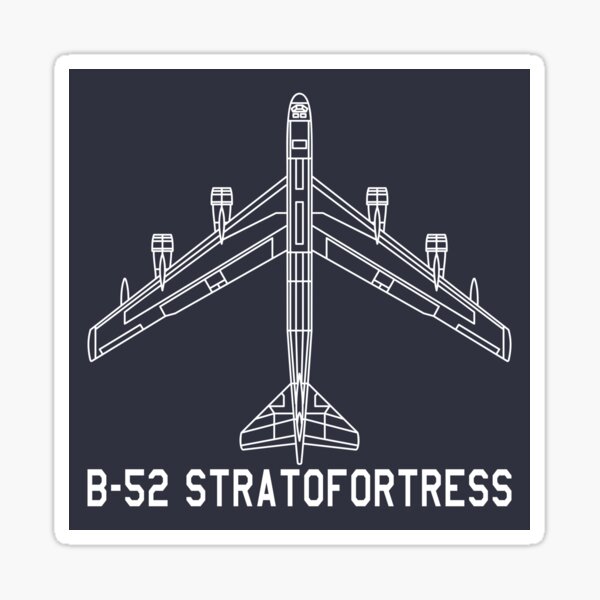 B-52 Stratofortress Sticker B52STKR-203