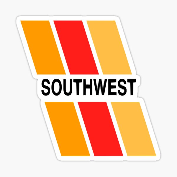 Southwest Airlines Logo Livery Sticker