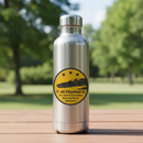 F-4 Phantom sticker on red toolbox - aviation mechanic decal application example