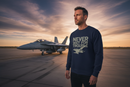 Fighter Pilot Sweatshirt Lifestyle
