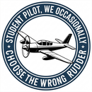 Student Pilots and the Wrong Rudder Sticker – Funny Aviation Gift