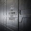 Fun Flight Attendant Sticker 49% Flight Attendant 51% Bad Ass