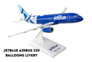 SkyMarks JetBlue A320-200 Spotlight 1/150 scale model with stand