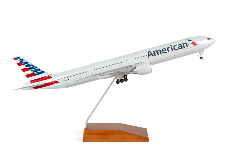 SkyMarks injection-molded American 777-300ER detail