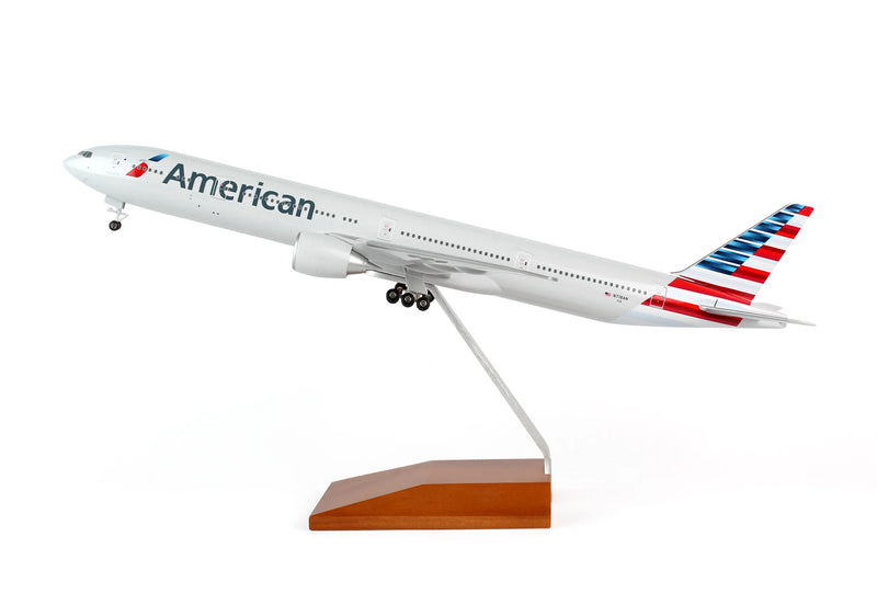 American Airlines 777-300ER model airplane close-up