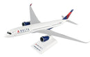 "Delta Airlines Airbus A350-900 diecast scale model 1:200 - front three-quarter view showing authentic Delta livery"