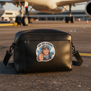 Sticker on flight bag - realistic size
